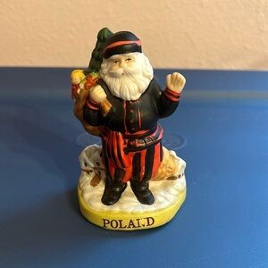 Vintage Poland Santa Figurine